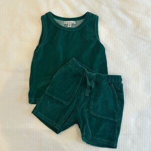 Emile & Ida Green Terrycloth Set Sz 6